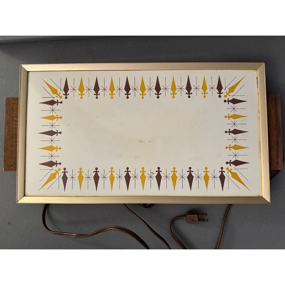 Cornwall Electric Warming Tray #1419 Vintage Retro Hot Plate 1960s 1970s Kitchen